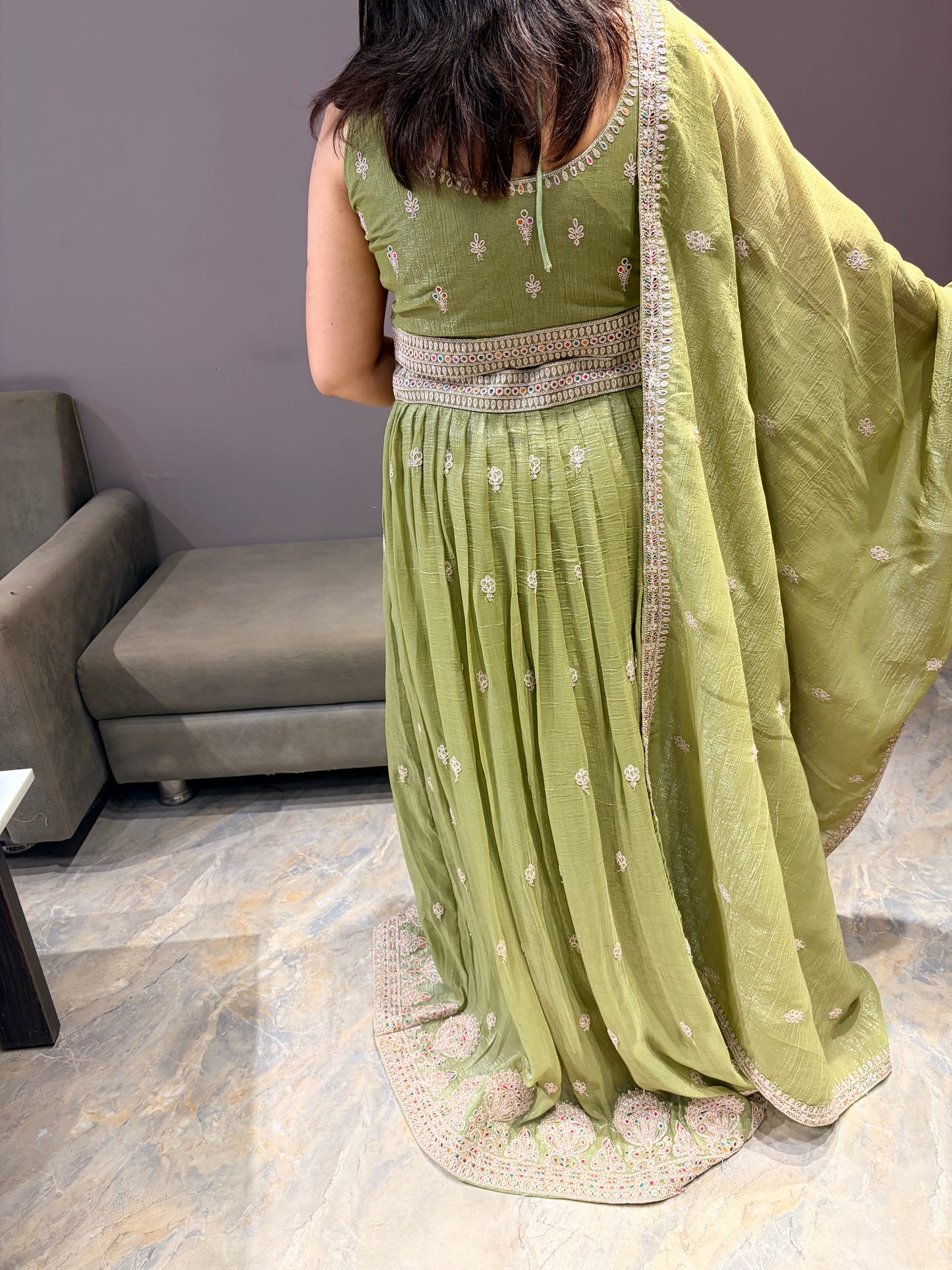 Pestal Color Designer Choli Suit
