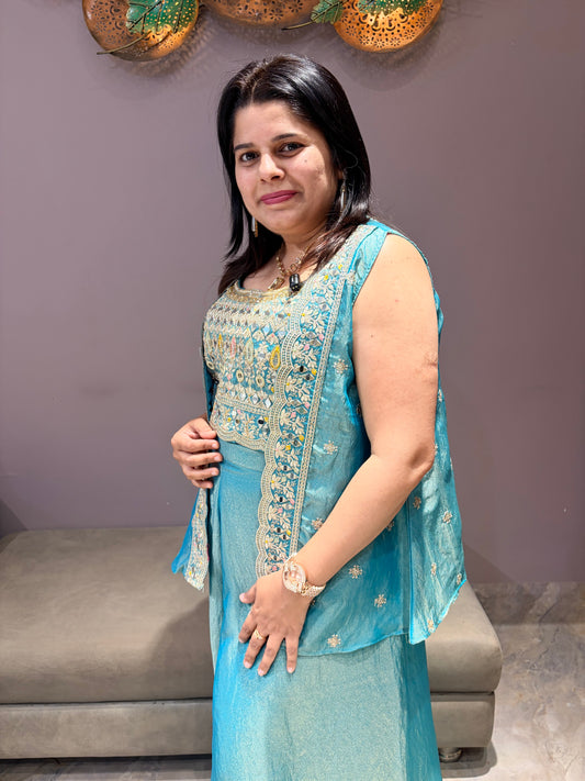 Glass Tissue Designer Indo Western