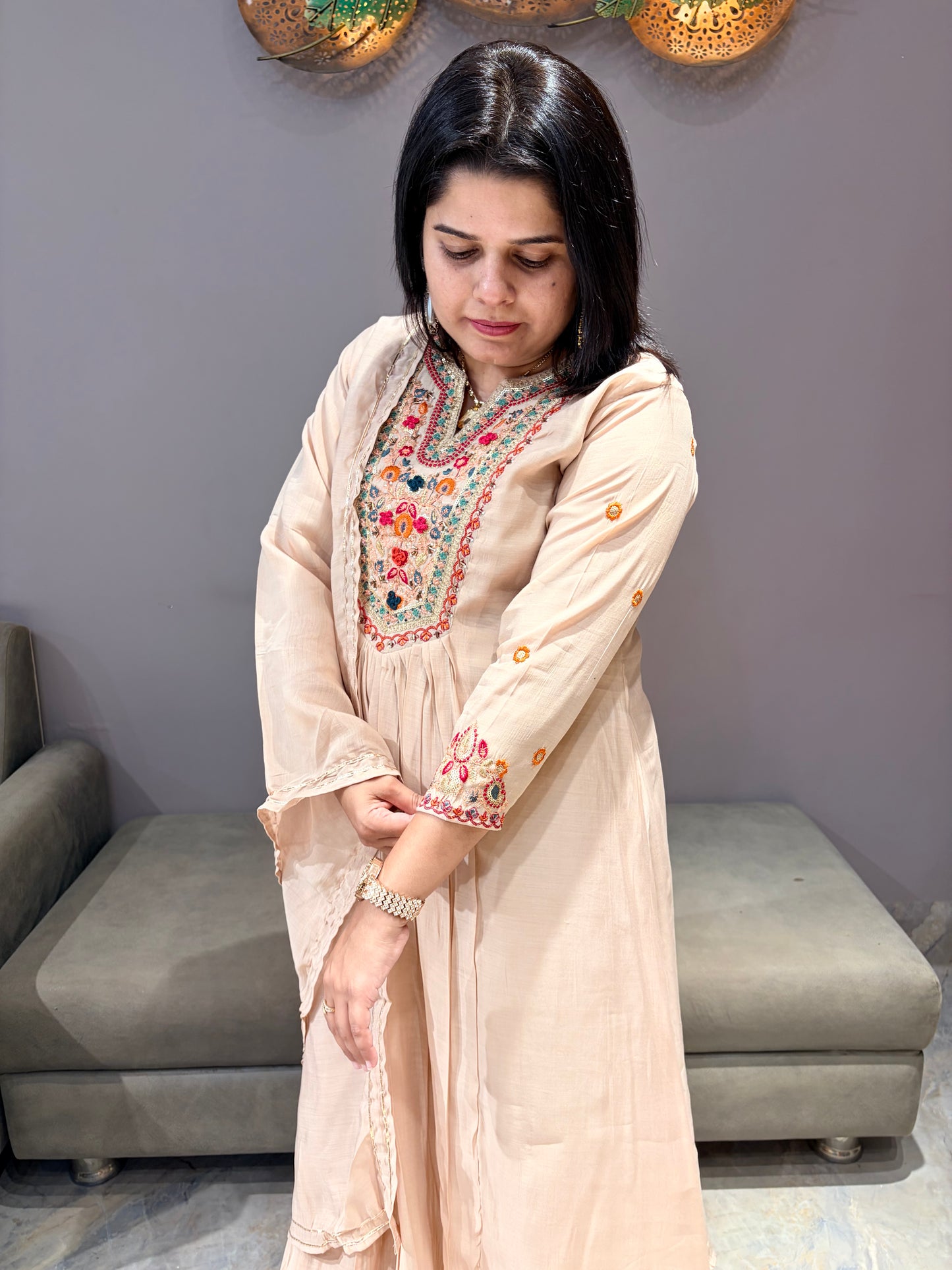 Pure Mul Bieze Color Aline Designer Suit