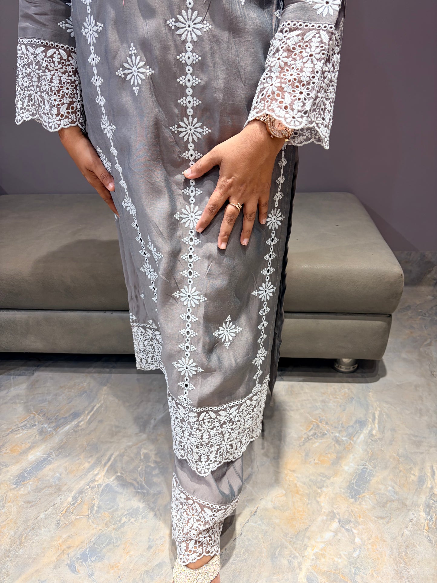 Cotton Silk Grey