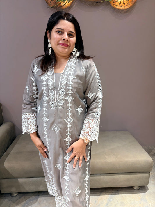 Cotton Silk Grey