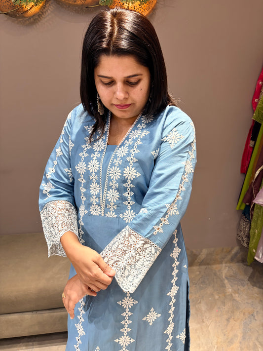 Cotton Silk Lucknowi