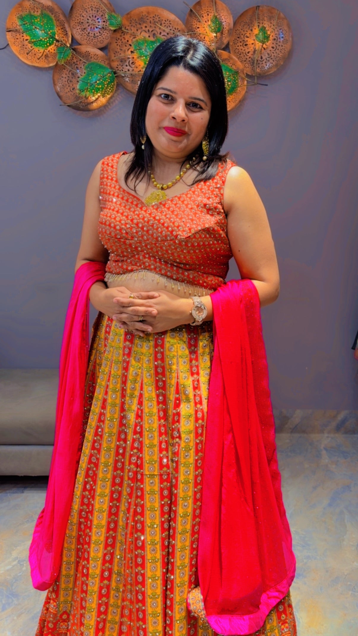 Multi Color Heavy Bridal Choli with Cancan – Wedding & Festive Wear