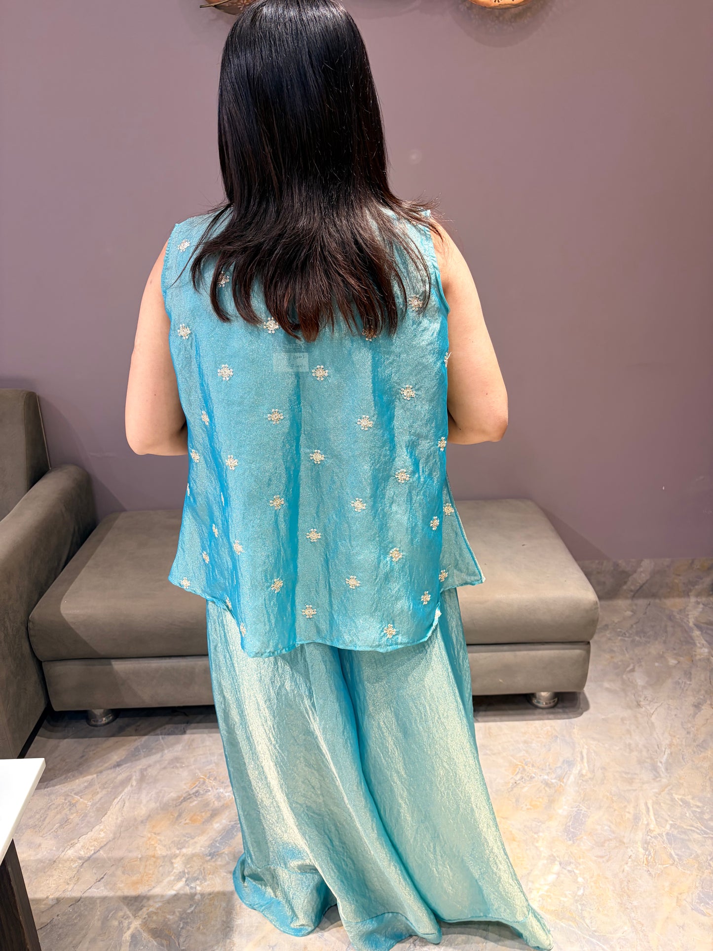 Glass Tissue Designer Indo Western