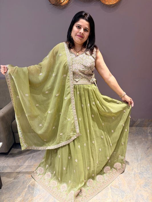 Pestal Color Designer Choli Suit