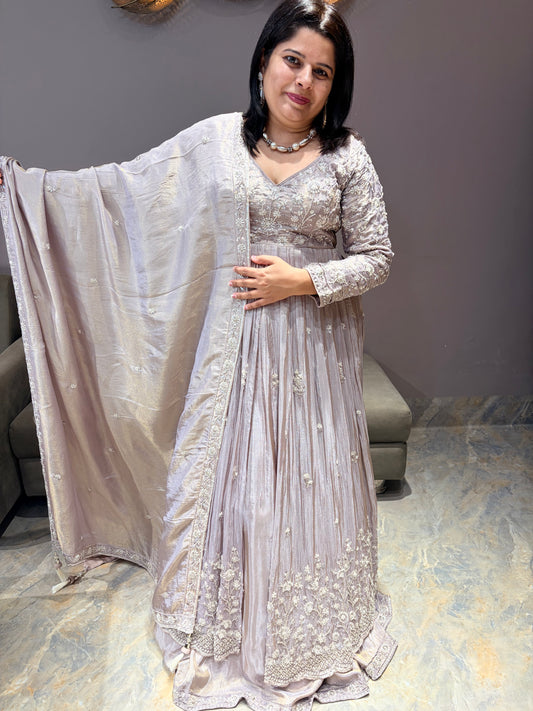 Heavy Bridal Chaniya n Front Open Style Indo Western