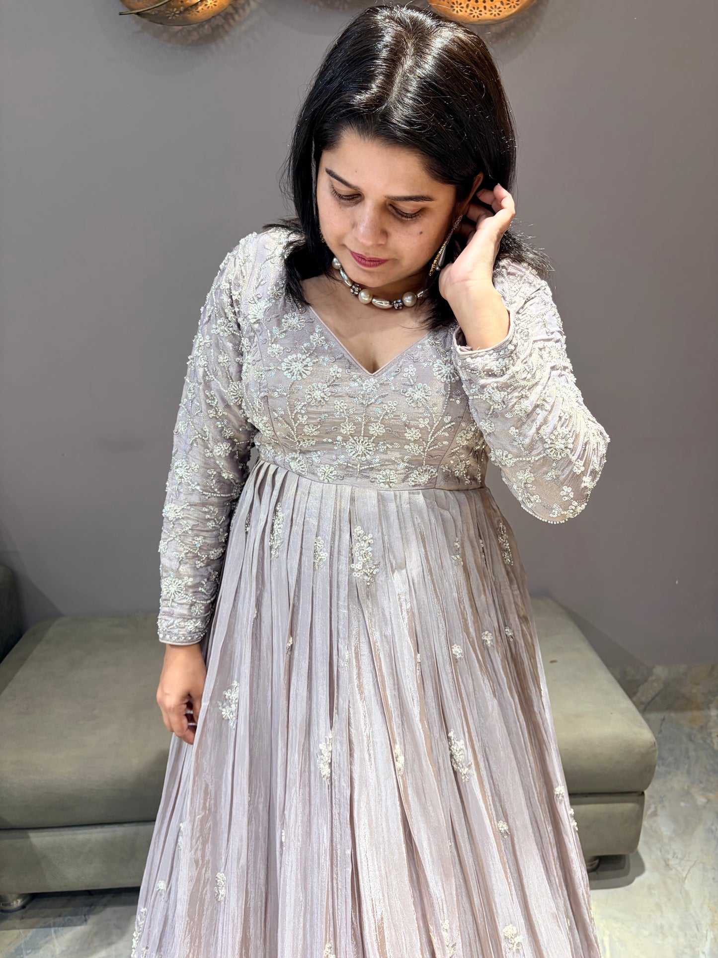 Heavy Bridal Chaniya n Front Open Style Indo Western
