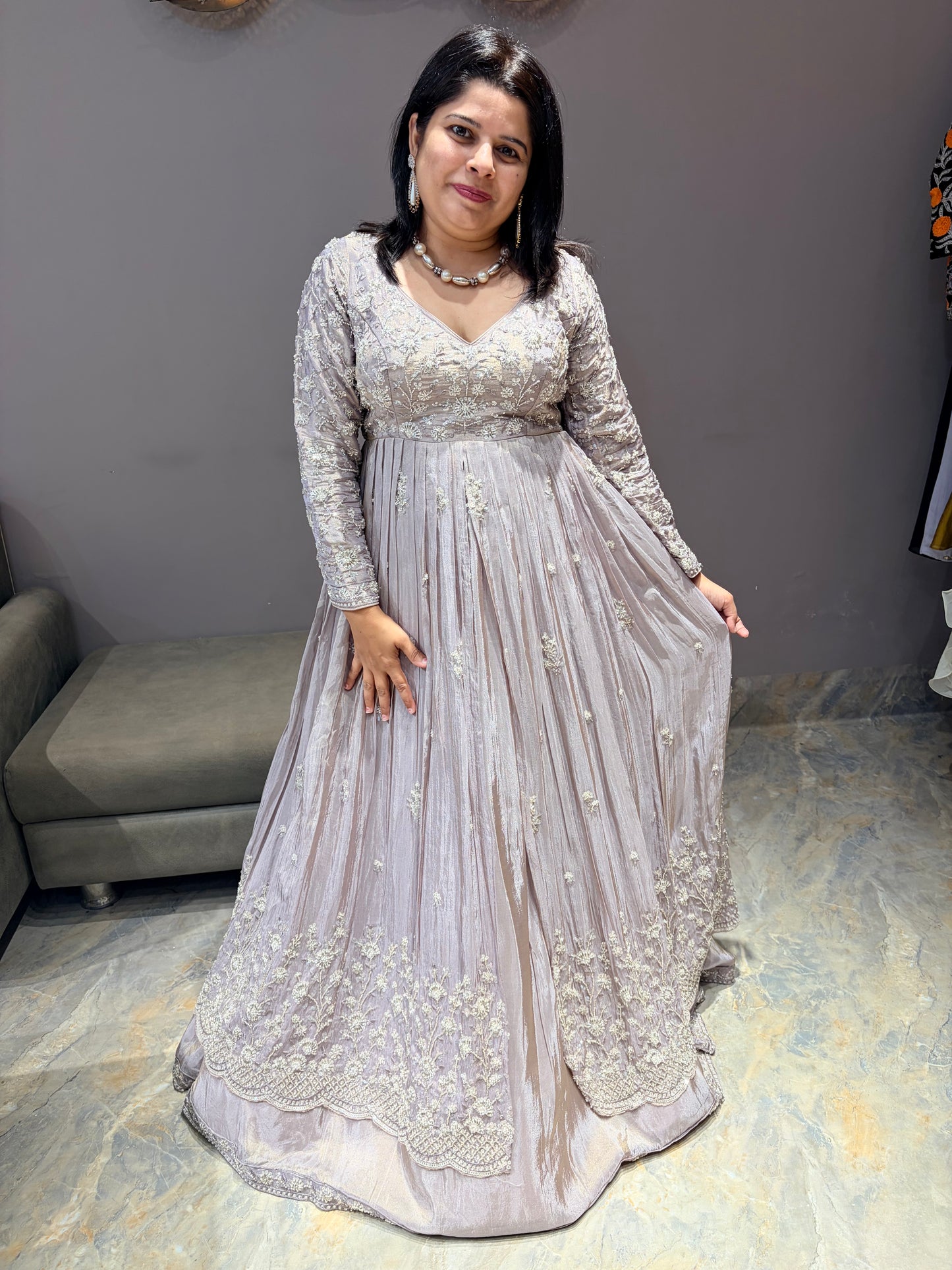 Heavy Bridal Chaniya n Front Open Style Indo Western