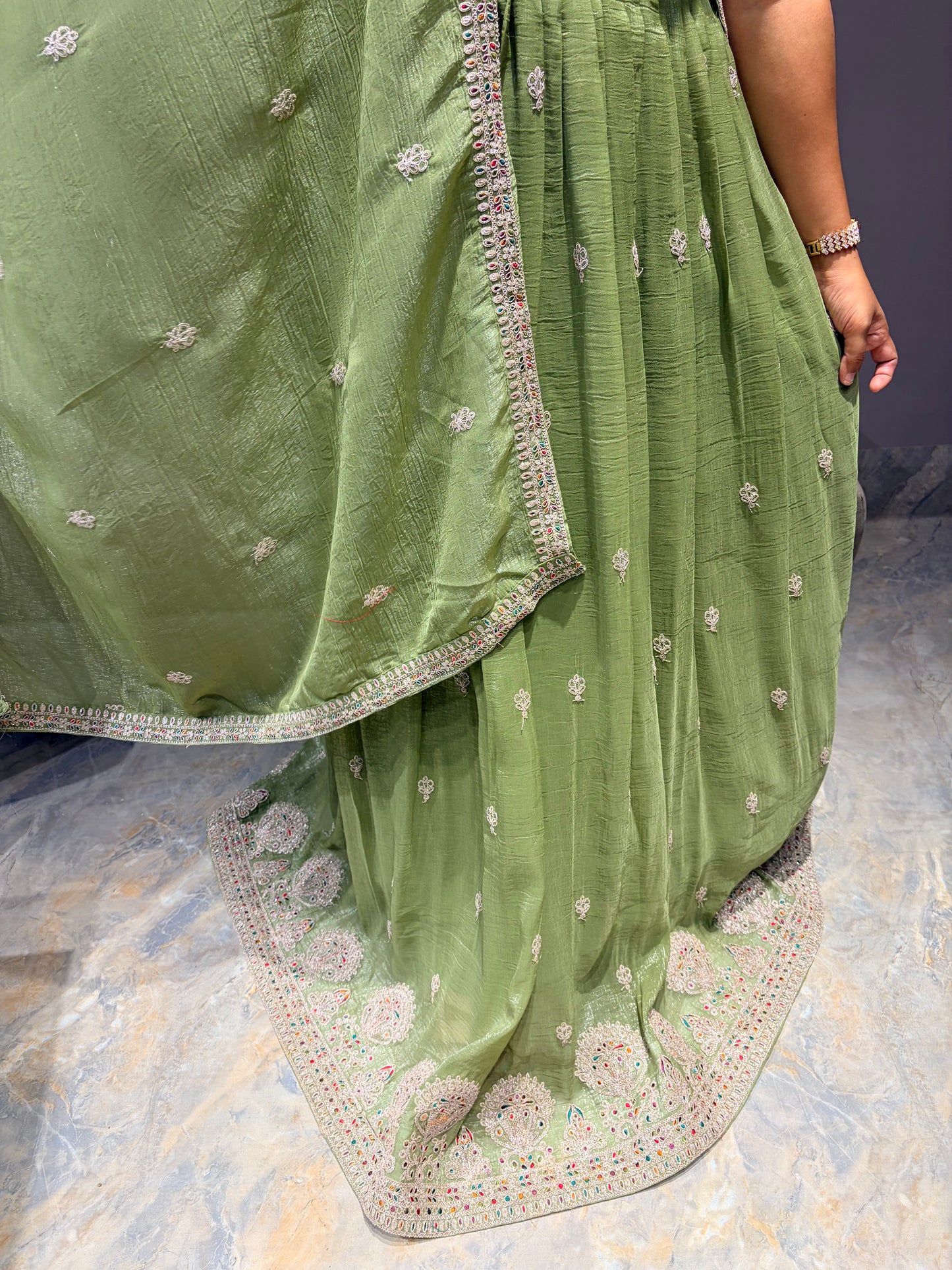Pestal Color Designer Choli Suit