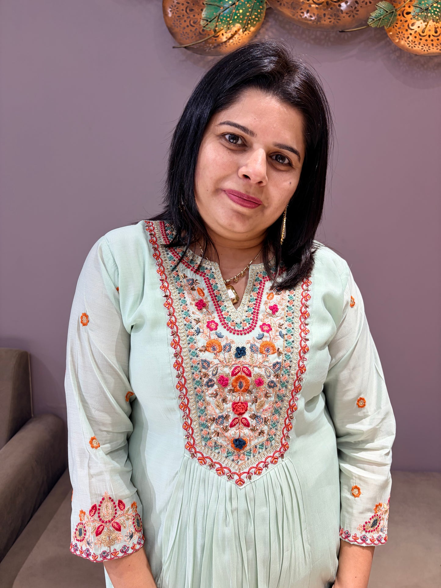 Pure mul Premium Pista Color Designer Aline Suit