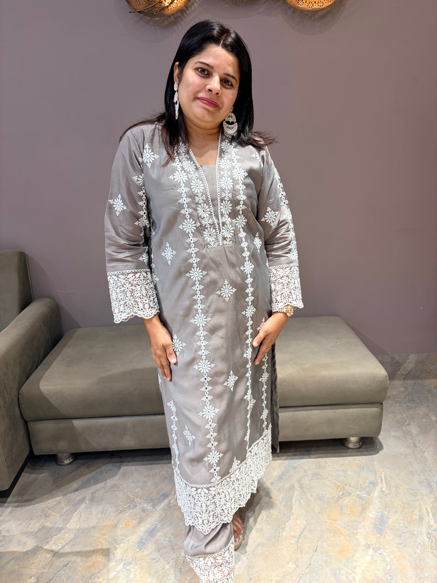 Cotton Silk Grey